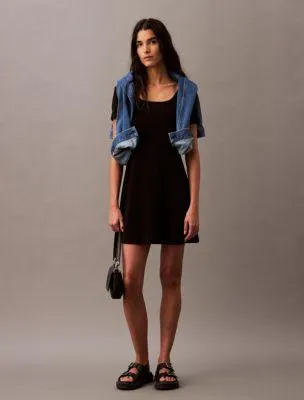 Cotton Rib Baby Tee Dress