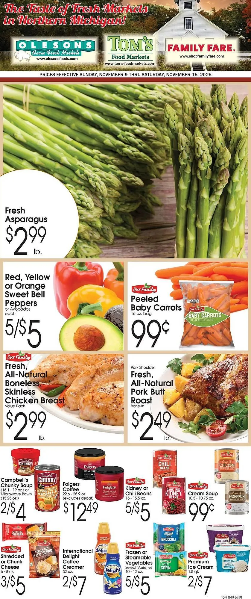 Weekly ad Family Fare weekly ad from November 9 to November 15 2025 - Page 1