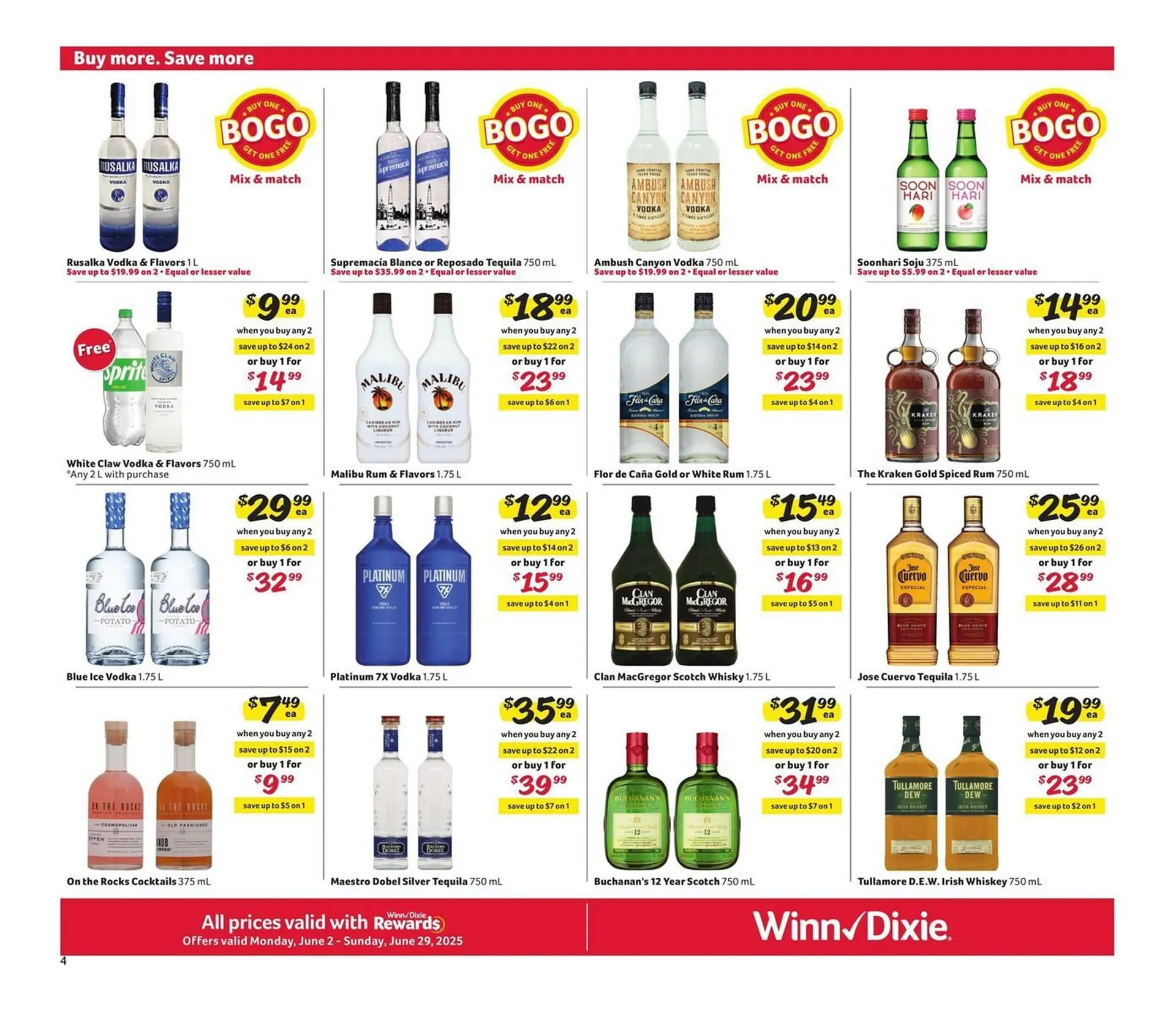 Weekly ad Winn Dixie Weekly Ad from June 3 to June 29 2025 - Page 4
