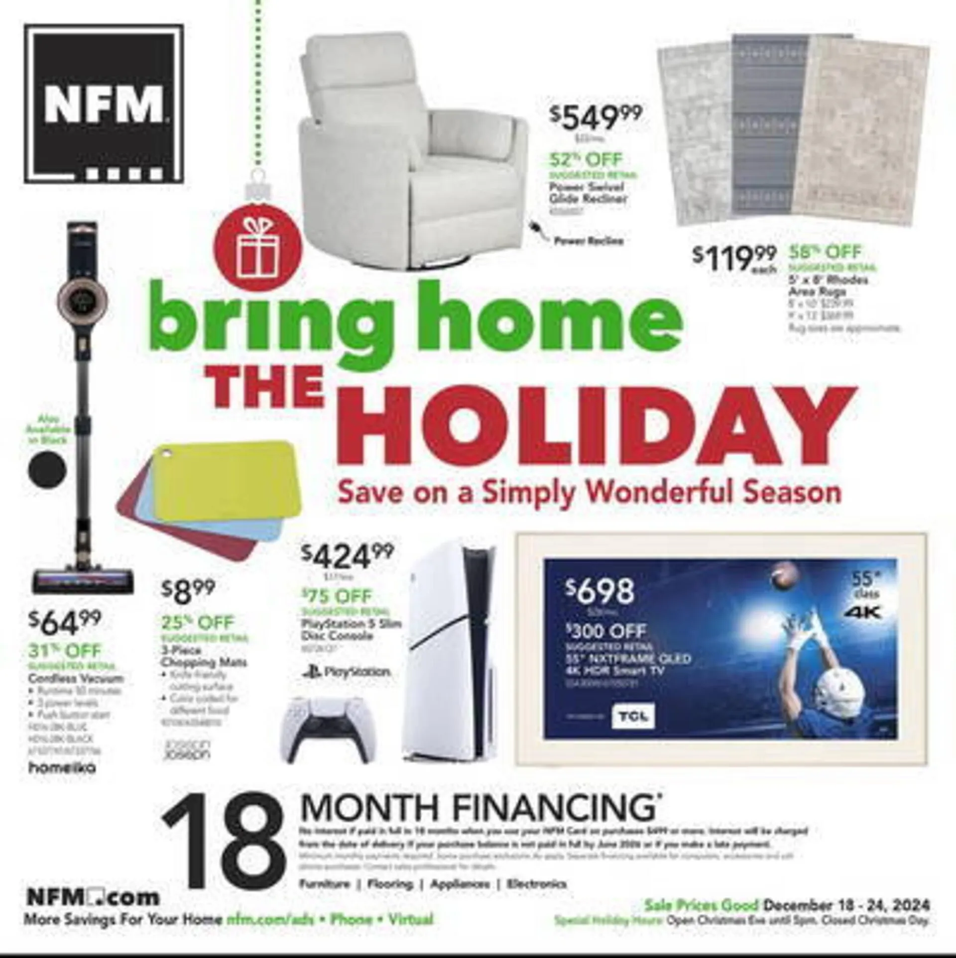 Weekly ad Nebraska Furniture Mart Weekly Ad from December 18 to December 24 2024 - Page 1