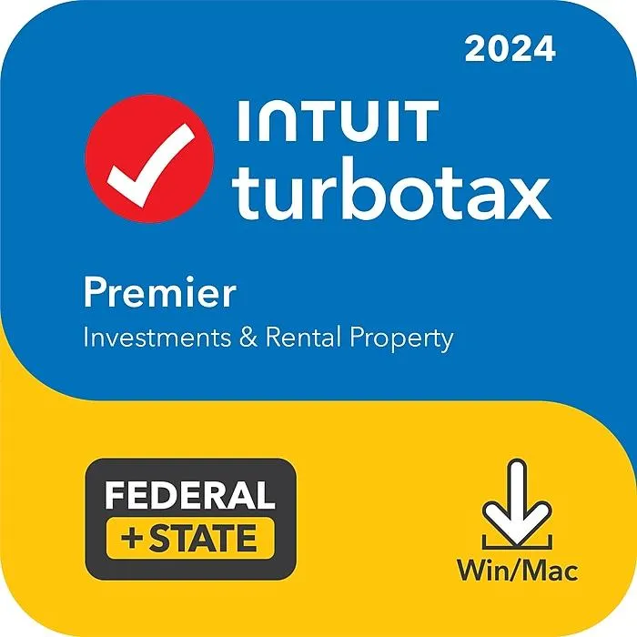 TurboTax Premier 2024 for 1 User,