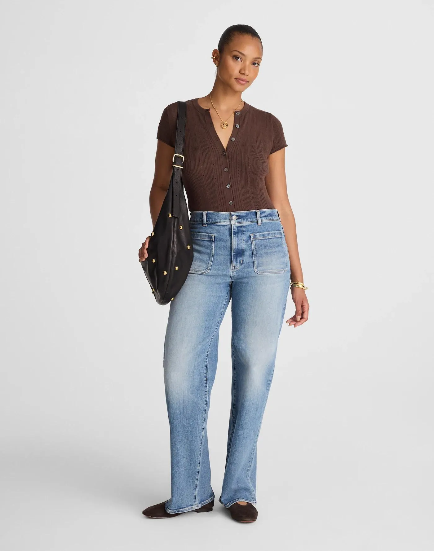 The Curvy Emmett Wide-Leg Jean