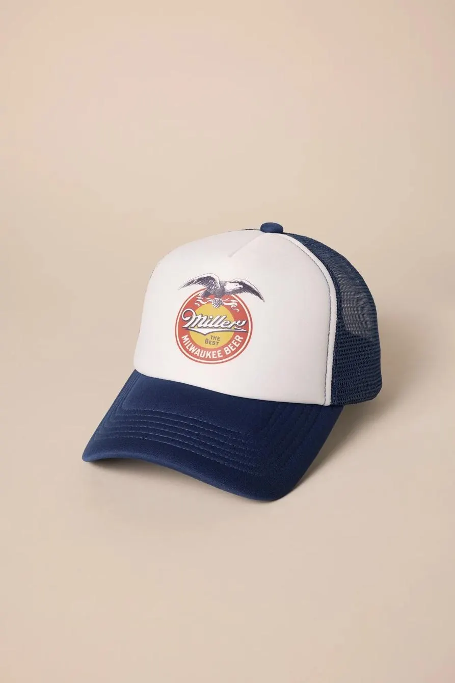 miller trucker hat