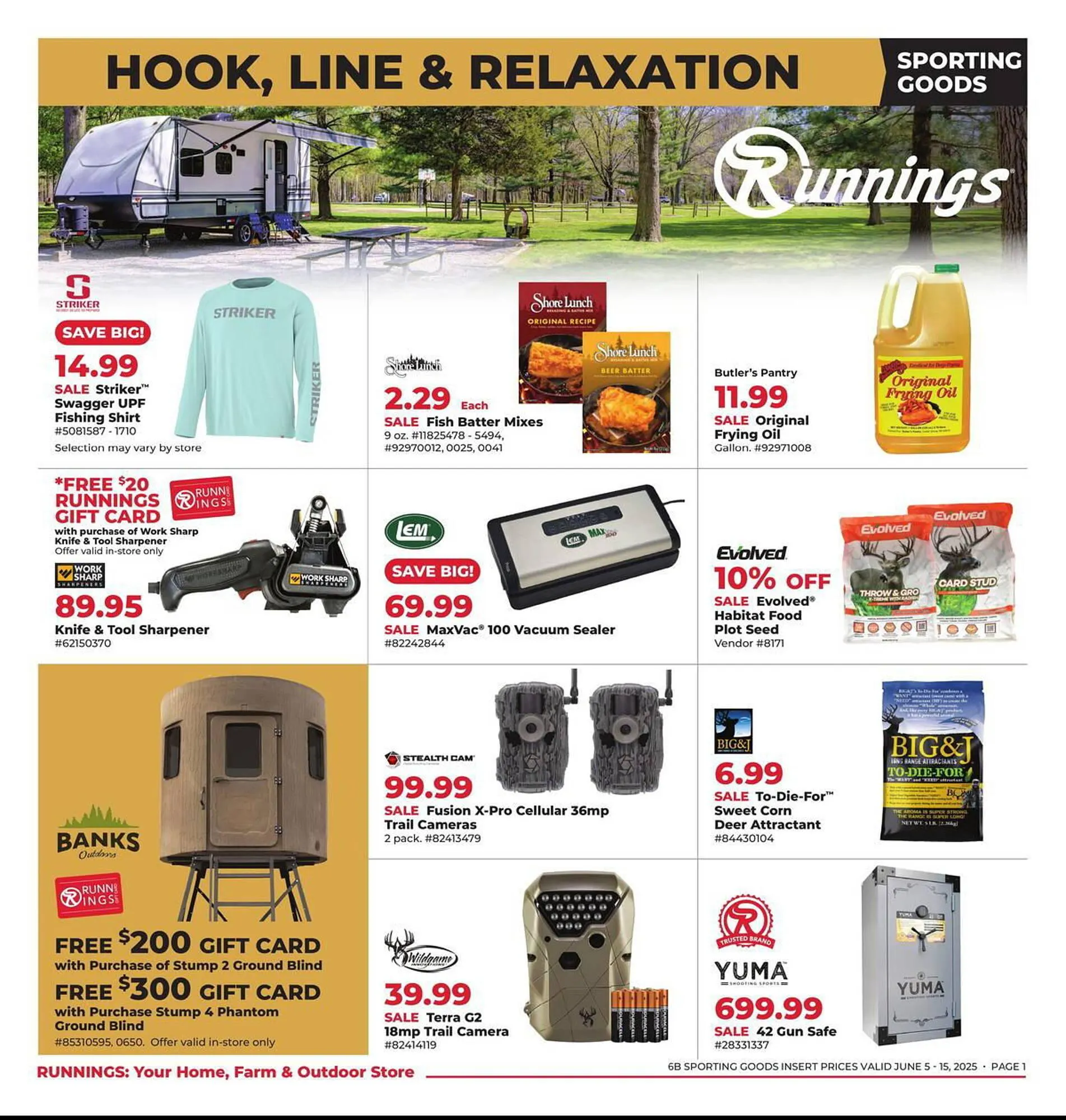 Catálogo de Runnings Weekly Ad 5 de junio al 15 de junio 2025 - Página 1
