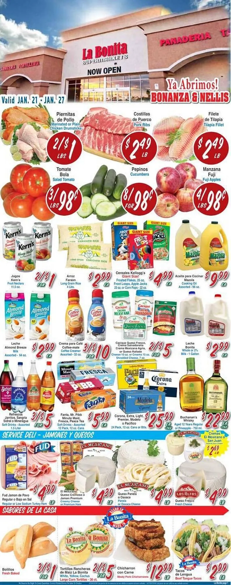 La Bonita Supermarkets weekly ad - 1
