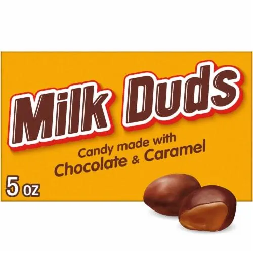 MILK DUDS Chocolate and Caramel Candy Box