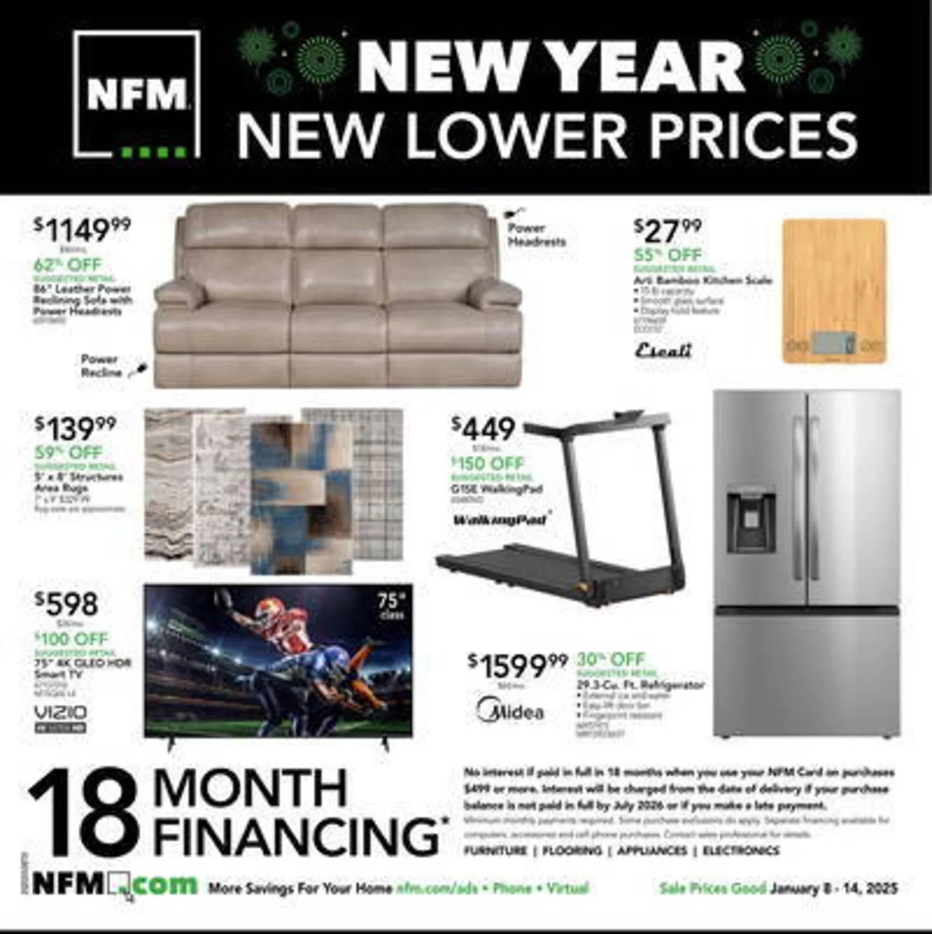 Weekly ad Nebraska Furniture Mart Weekly Ad from January 8 to January 14 2025 - Page 1