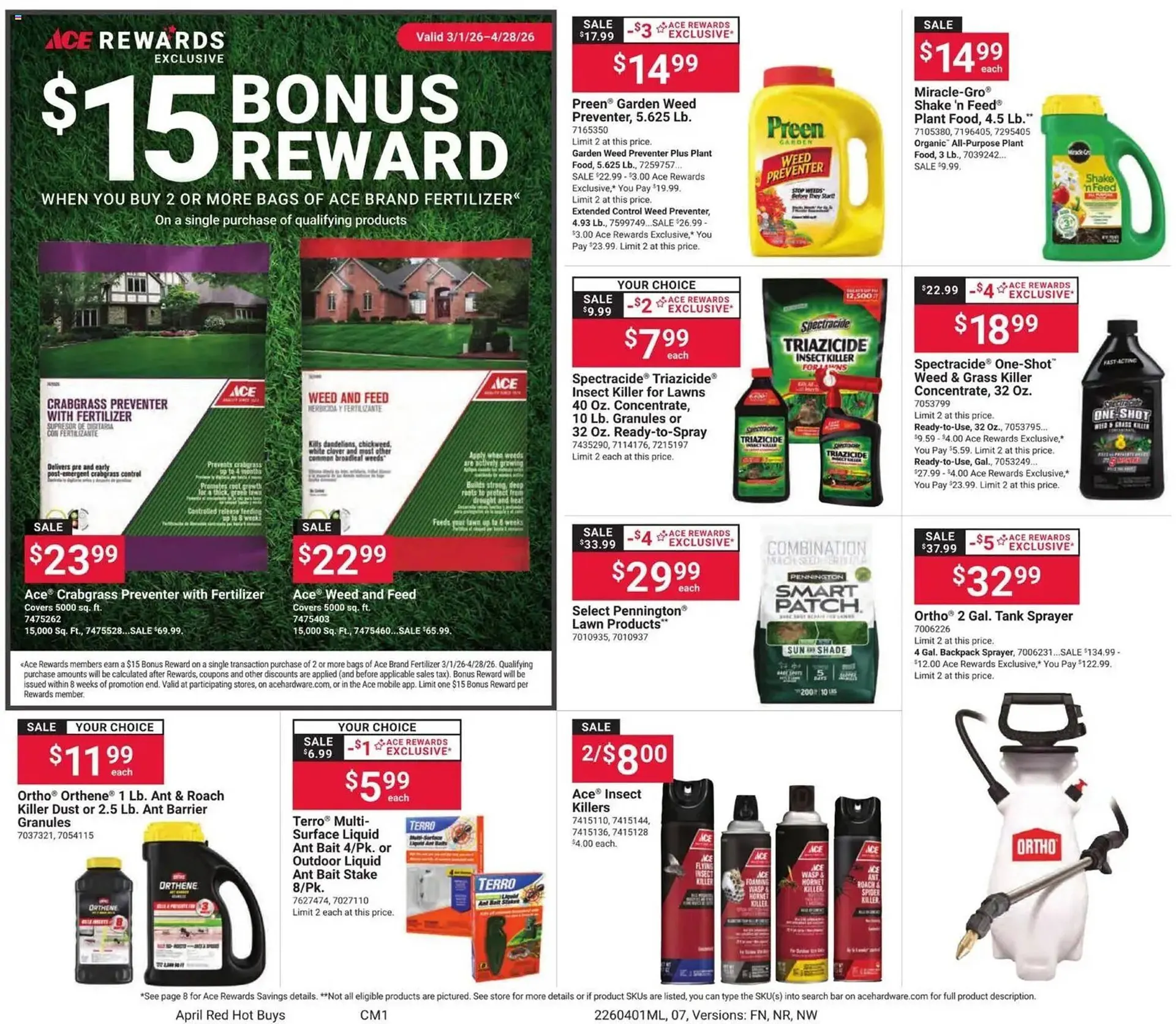 Weekly ad Ace Hardware flyer from April 1 to April 28 2026 - Page 7