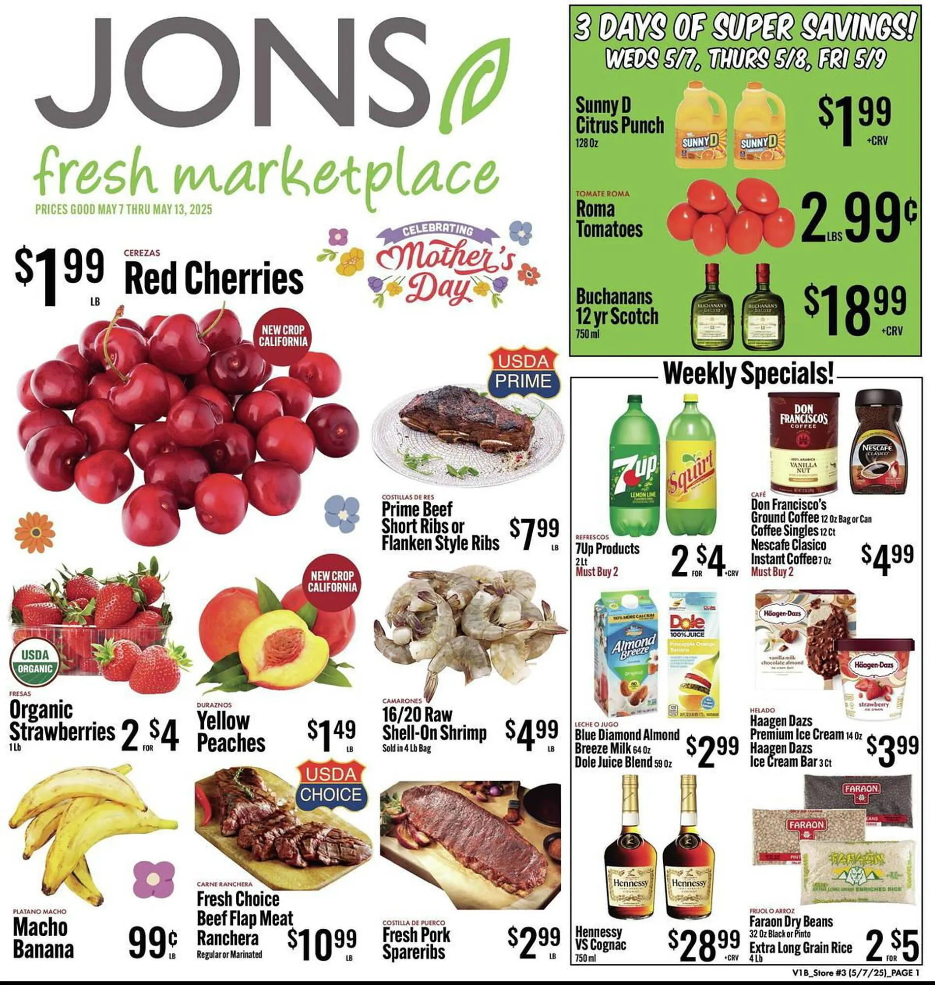 Catálogo de Jons International Weekly Ad 7 de mayo al 13 de mayo 2025 - Página 1