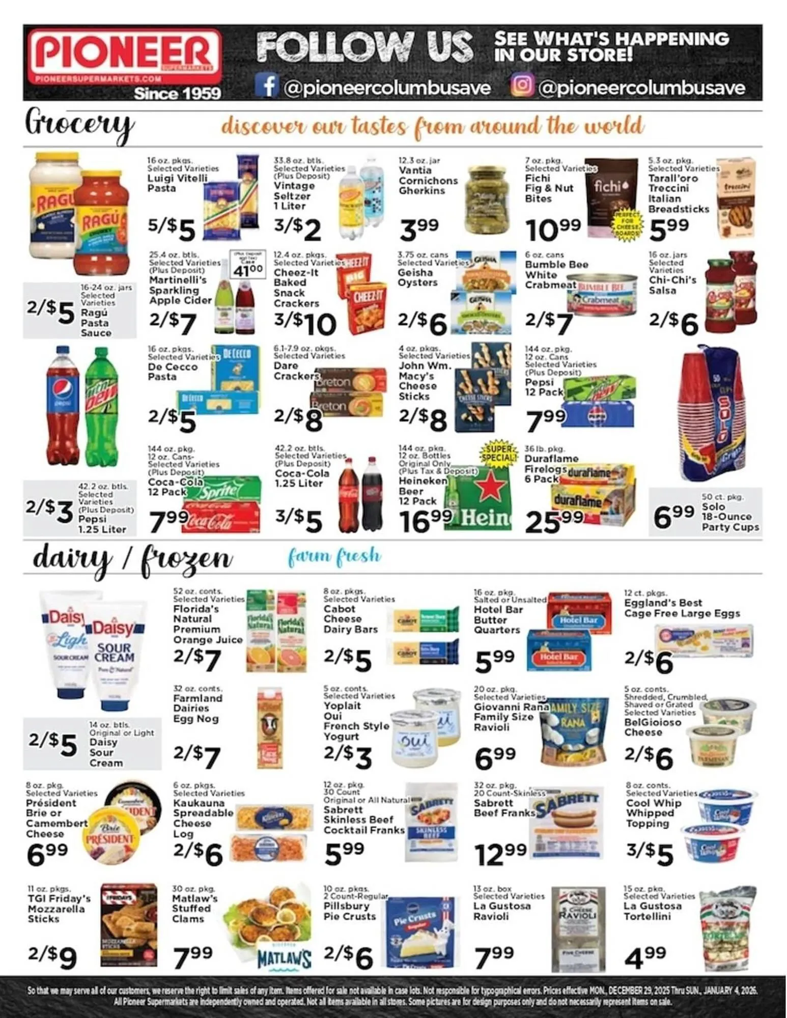 Weekly ad Pioneer Supermarkets weekly ad from December 29 to January 4 2026 - Page 2