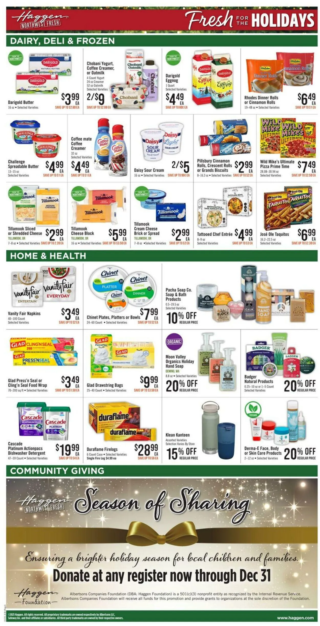 Weekly ad Haggen Current weekly ad from December 17 to December 30 2025 - Page 6