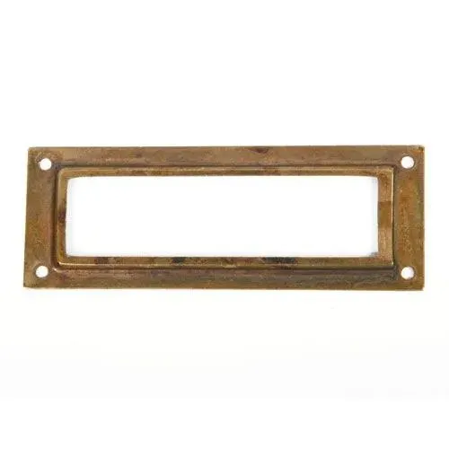 Marella Solid Brass Label Holder