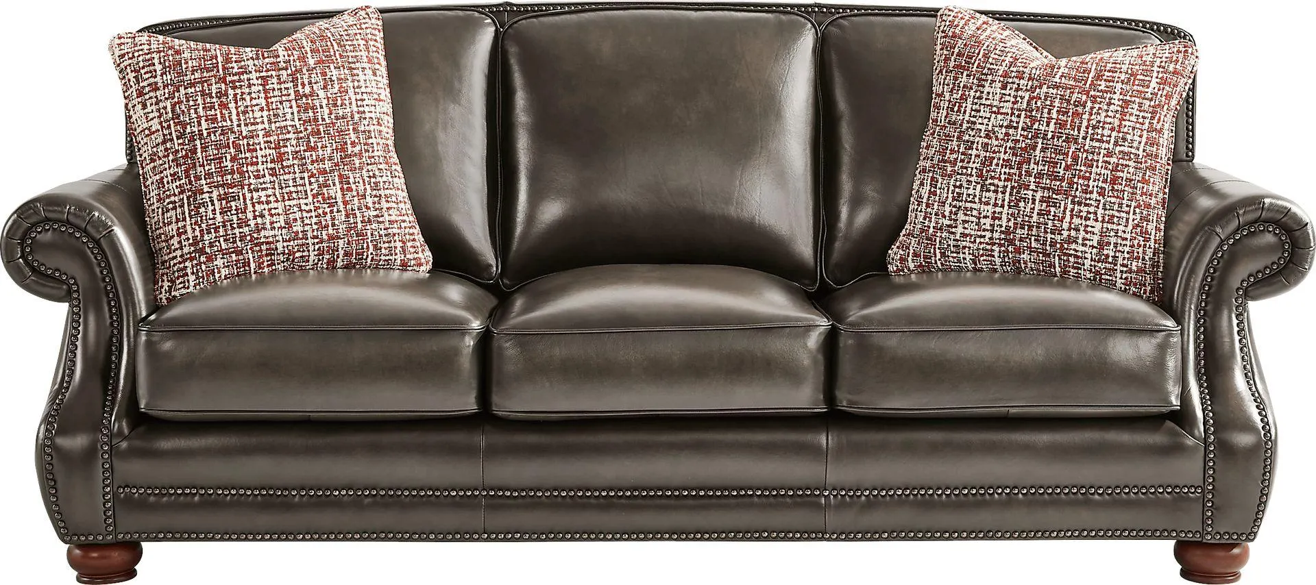 Calvano Lane Leather Sleeper Sofa