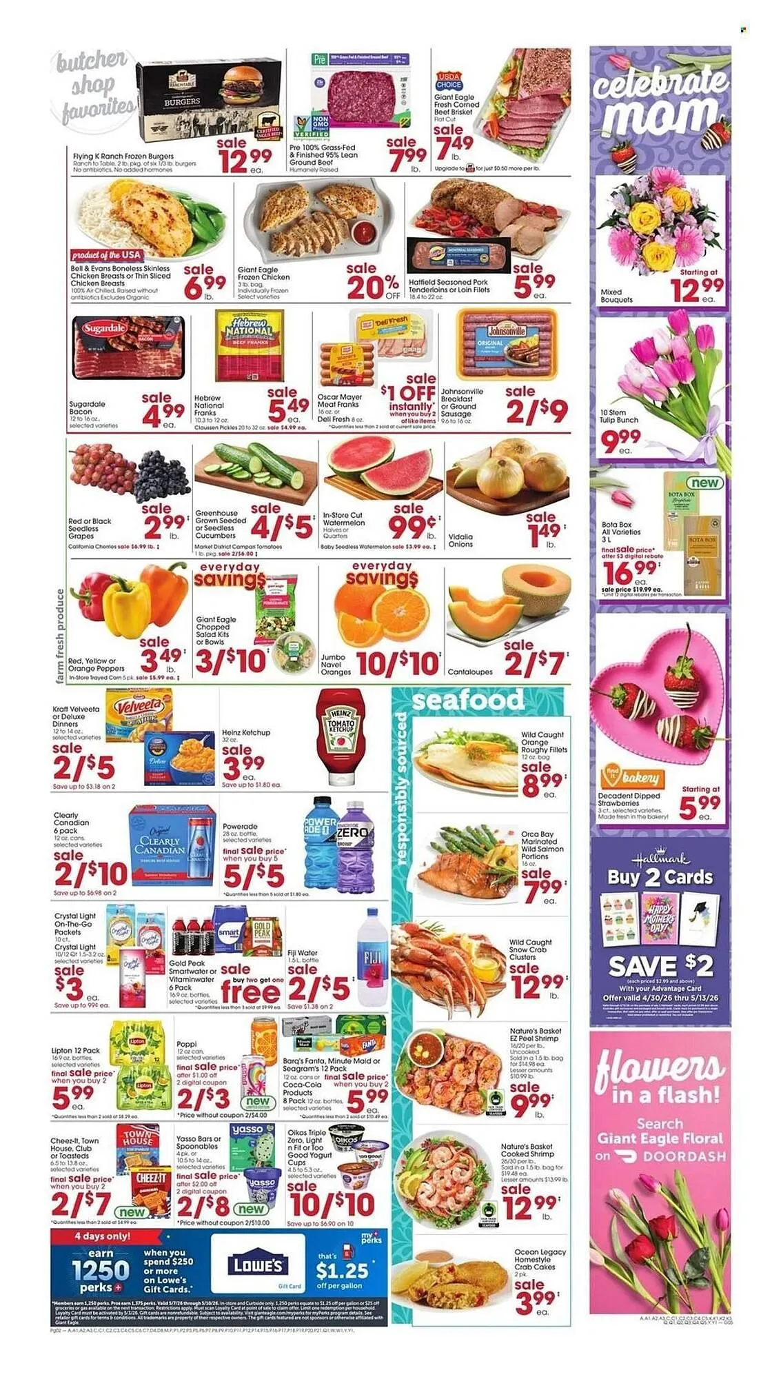 Weekly promotion Giant Eagle weekly ad spanning from May 7 to May 13 2026 - Page 2 for Catalogue 365