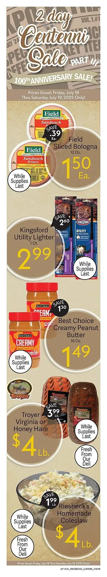 Weekly ad Riesbeck Weekly Ad from July 18 to July 19 2025 - Page 2