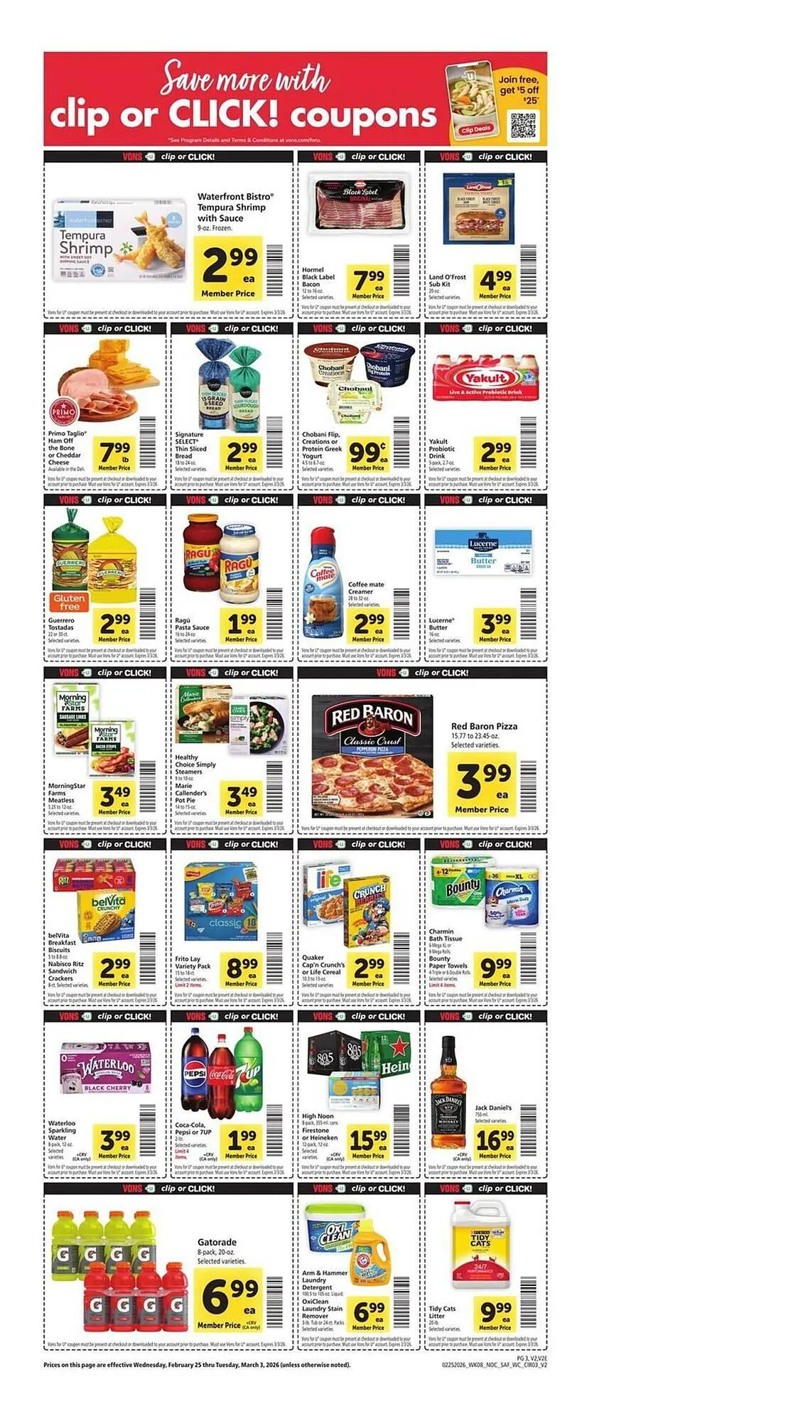 Weekly ad Vons weekly ad from February 25 to March 3 2026 - Page 3