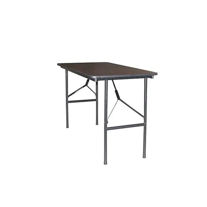 Staples 4' x 24" Wooden Heavy Duty Folding Table,