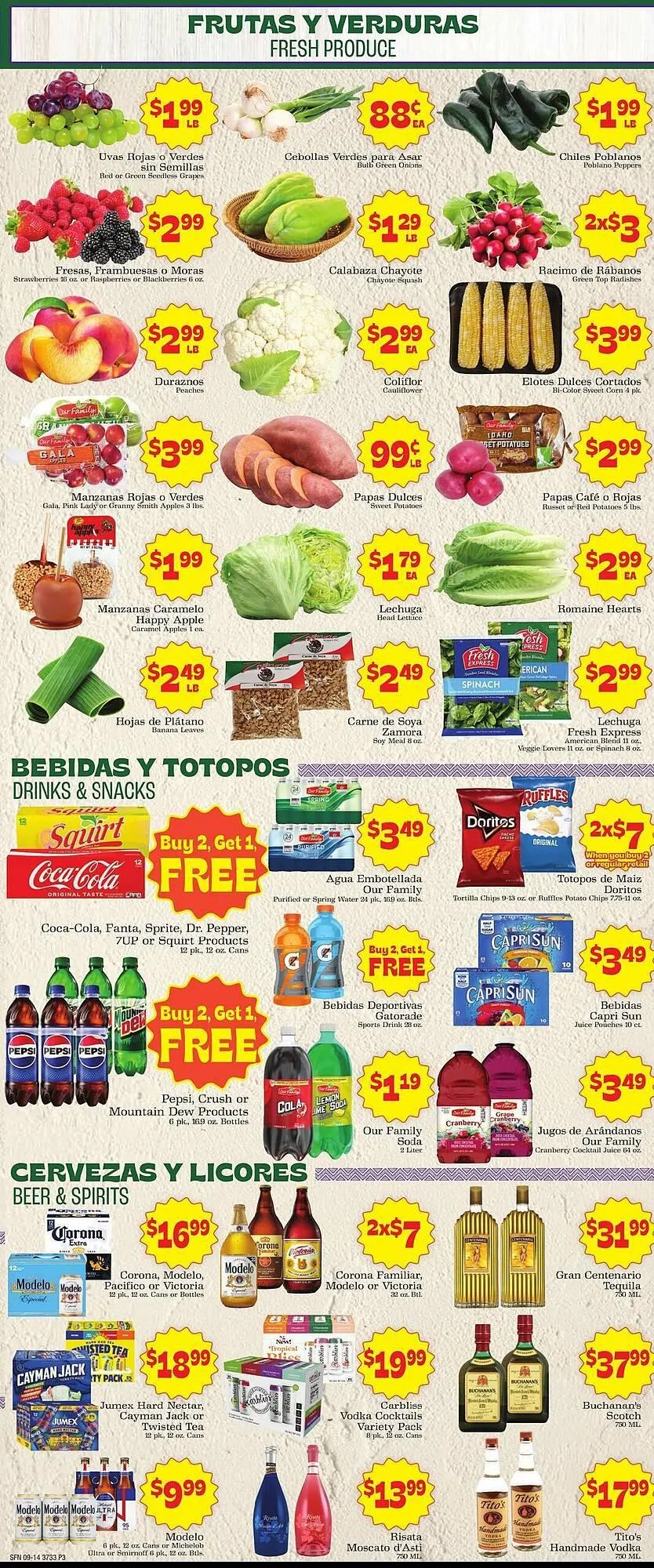 Weekly ad Supermercado Nuestra Familia weekly ad from September 14 to September 20 2025 - Page 3