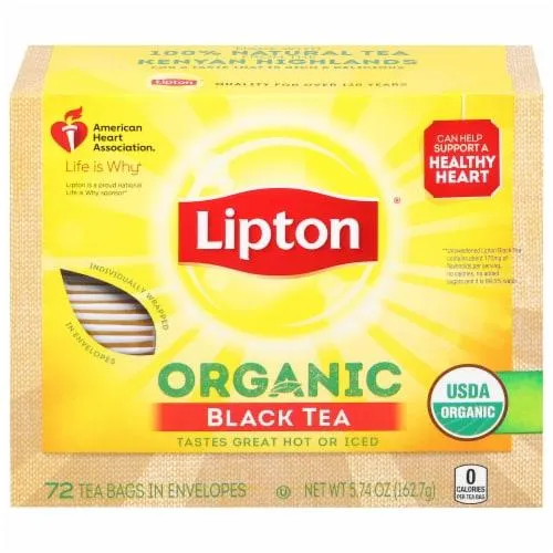Lipton® Organic Black Tea Bags