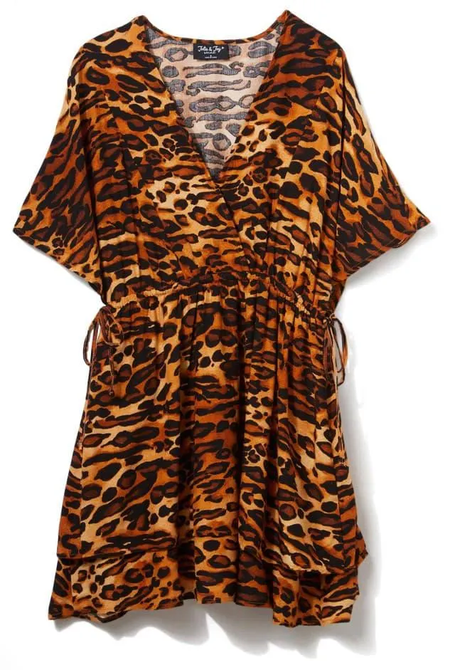 Jolie & Joy Juniors Leopard Print Mini Dress