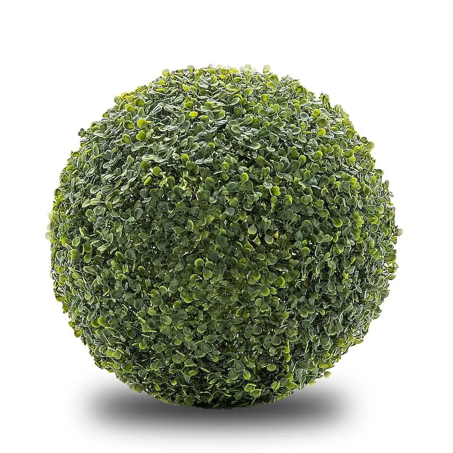 naturae decor 18-Inches Green Indoor/Outdoor Floor Boxwood Artificial topiary