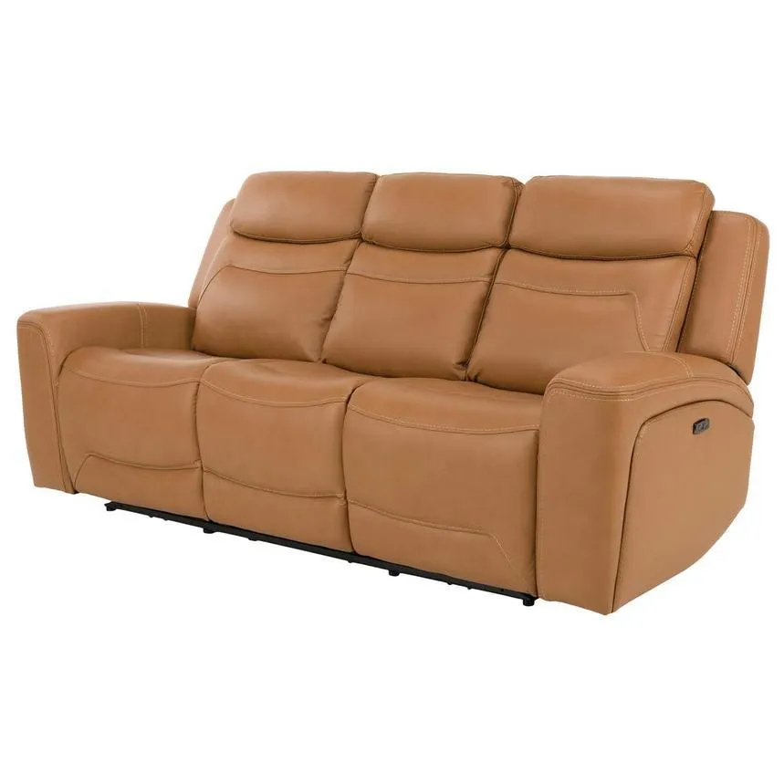 Leather Power Reclining Sofa