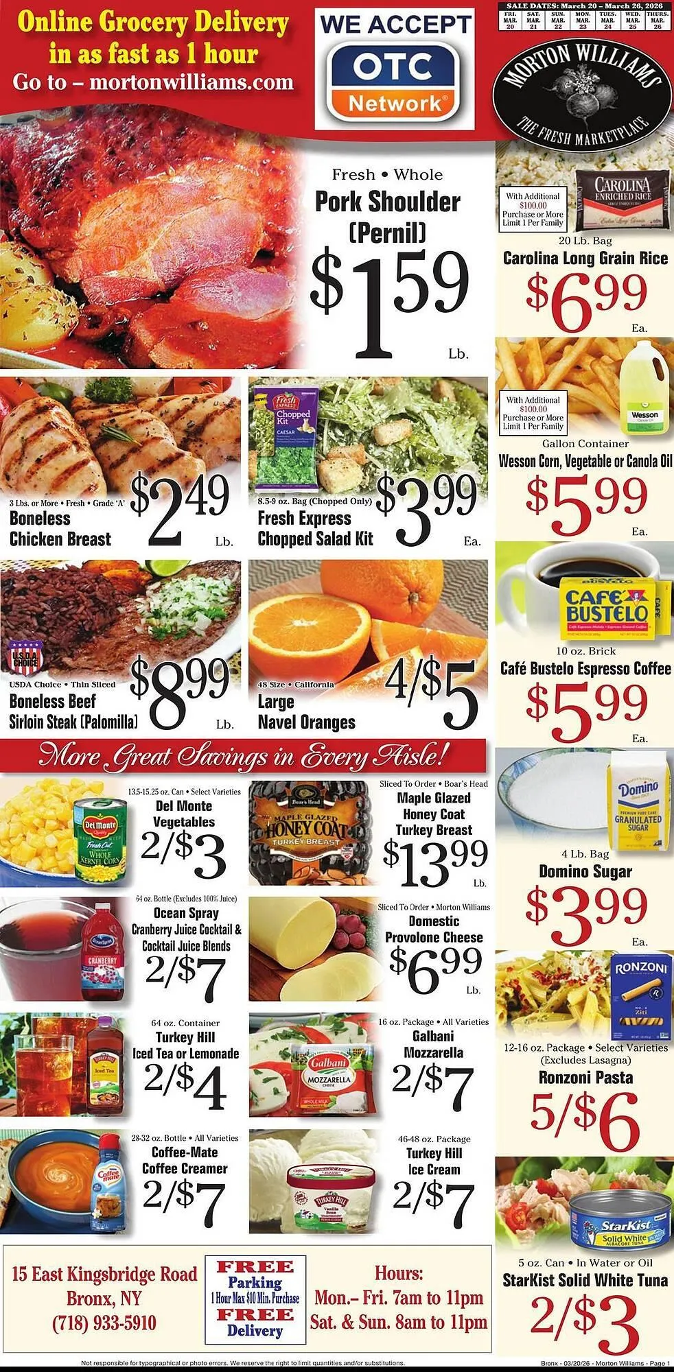 Morton Williams weekly ad - 1