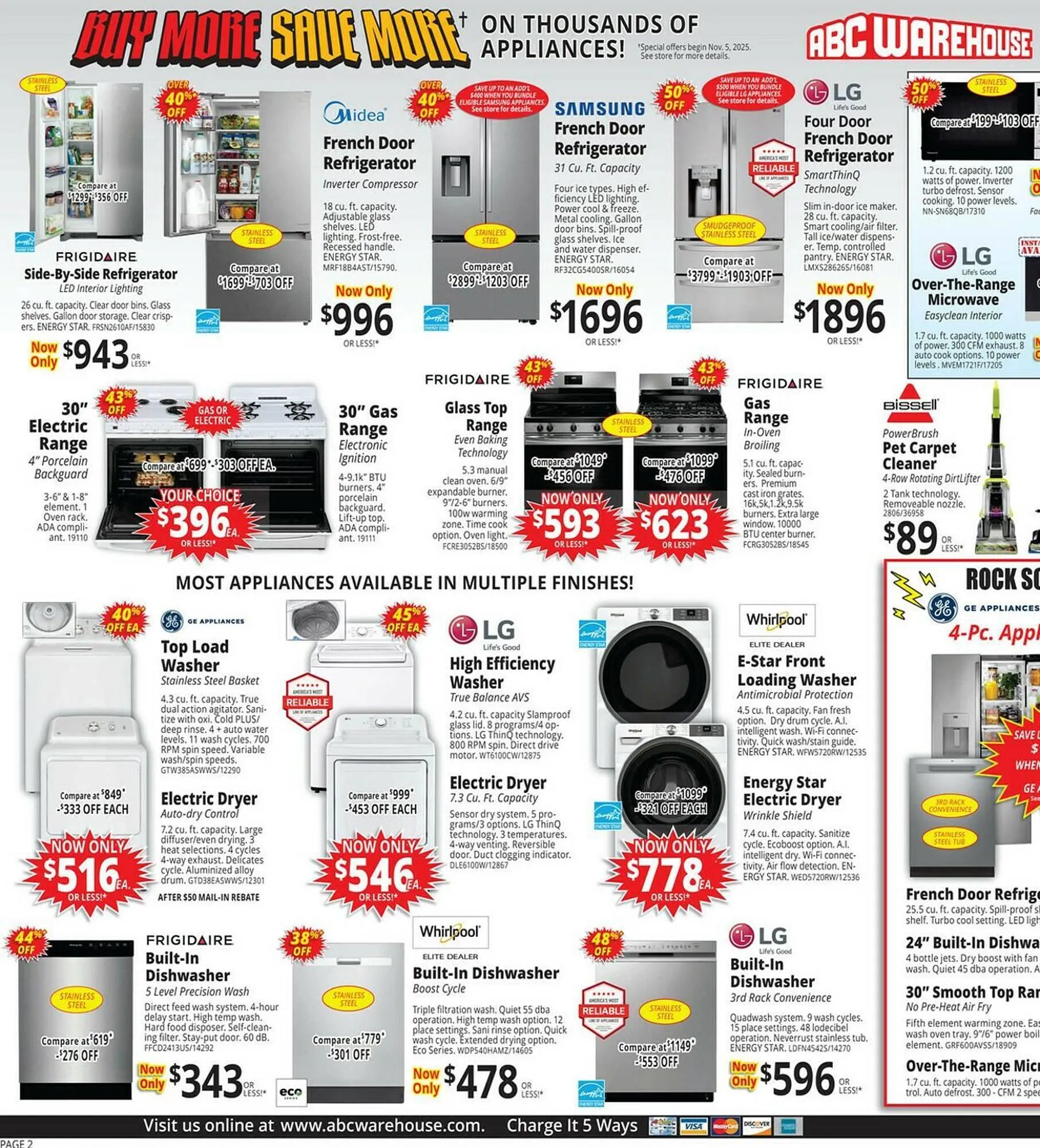 Weekly ad ABC Warehouse weekly ad from November 2 to November 8 2025 - Page 2