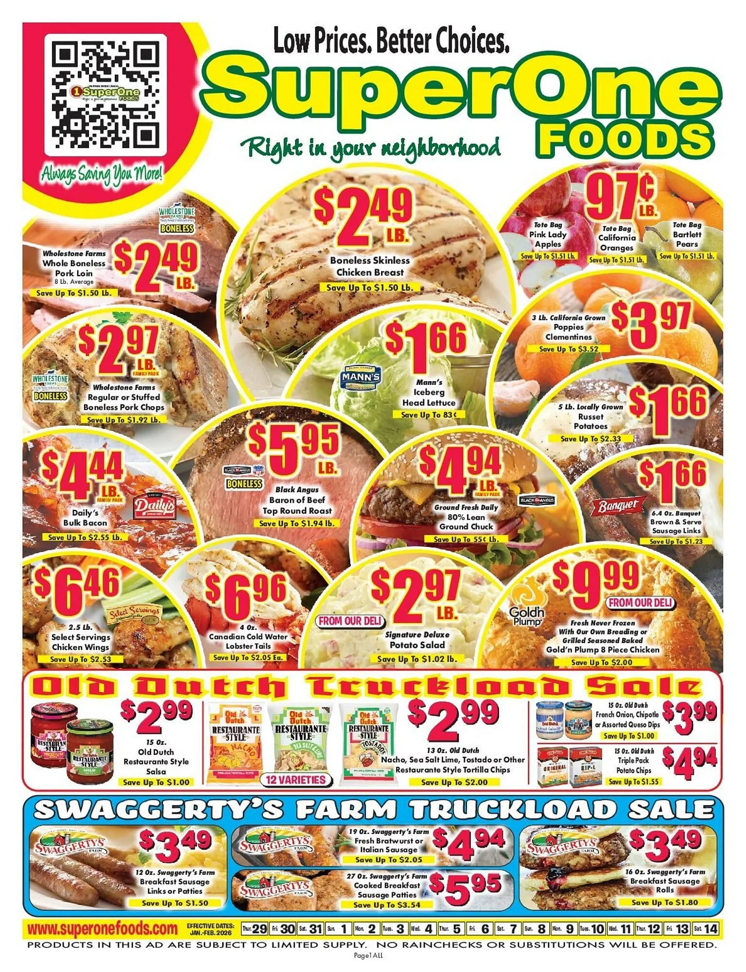 Miners County Market weekly ad - 1