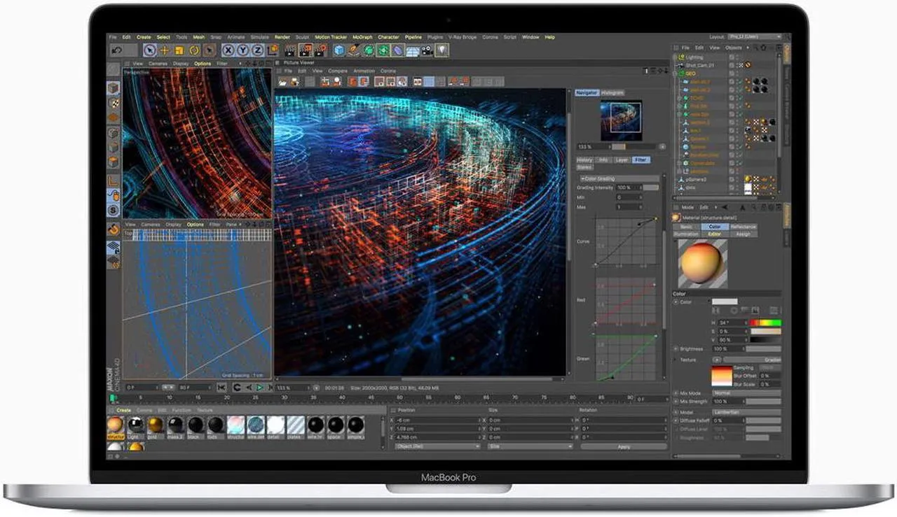 Apple A Grade Macbook Pro 13.3-inch (Retina, Silver, Touch Bar) 2.4Ghz Quad Core i5 (2019) MV972LL/A 512GB SSD 16GB Memory 2560x1600 Display Mac OS Big Sur Power Adapter Included