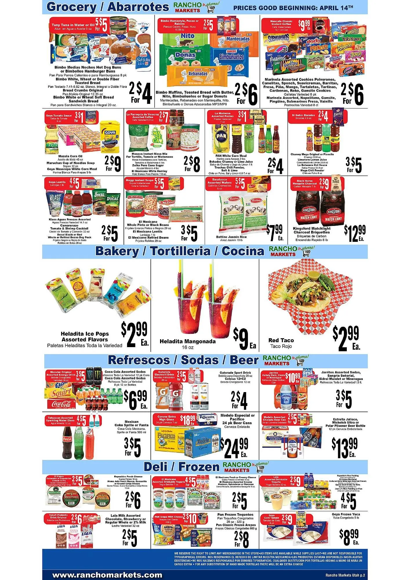 Weekly ad Rancho Markets weekly ad from April 14 to April 20 2026 - Page 2