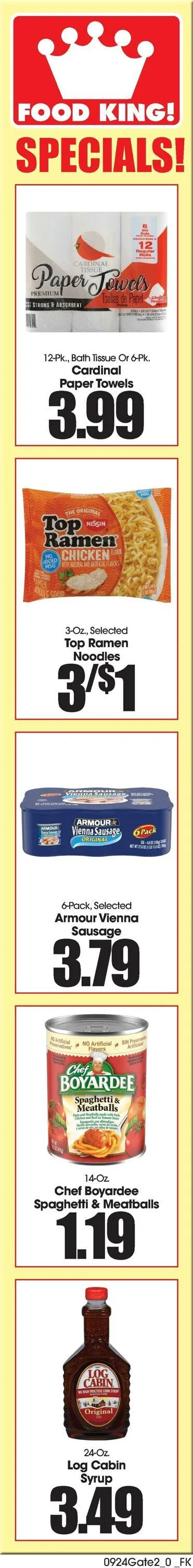 Weekly ad Food King Current weekly ad from September 24 to September 30 2025 - Page 8