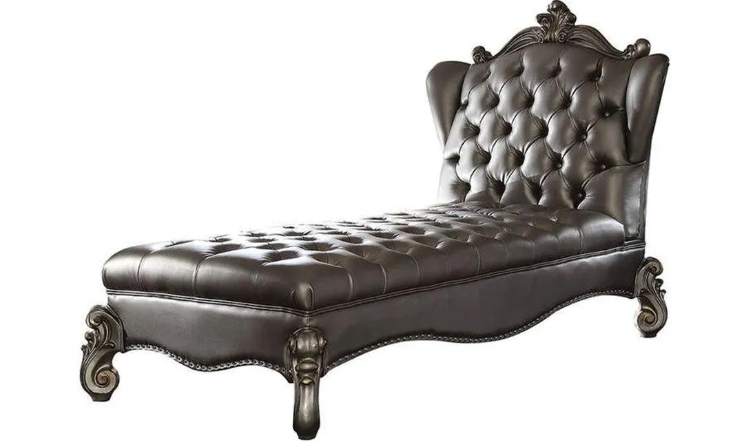 ACME Versailles Eastern Tufted Armless Chaise