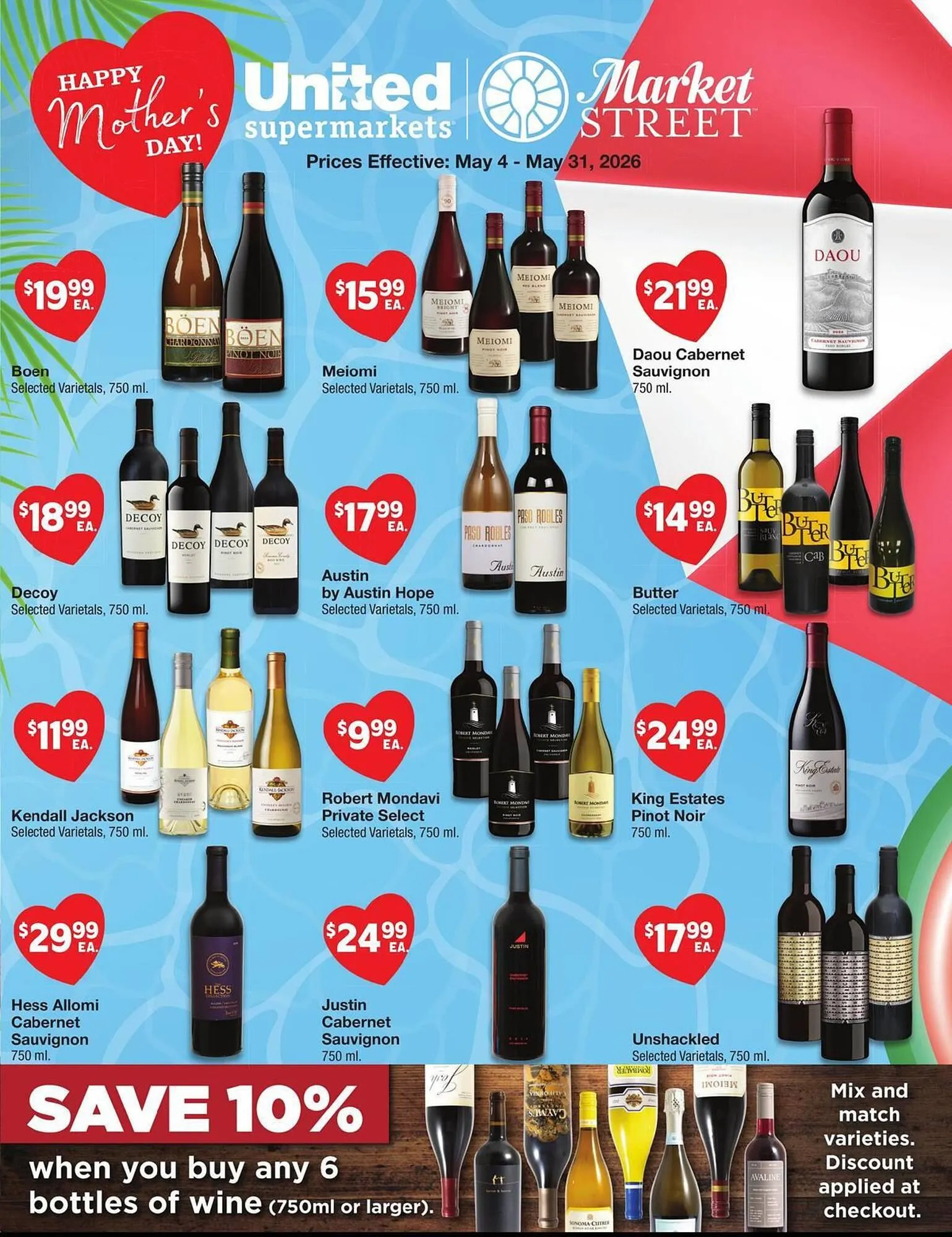 Weekly promotion Market Street weekly ad spanning from May 4 to May 31 2026 - Page 2 for Catalogue 365