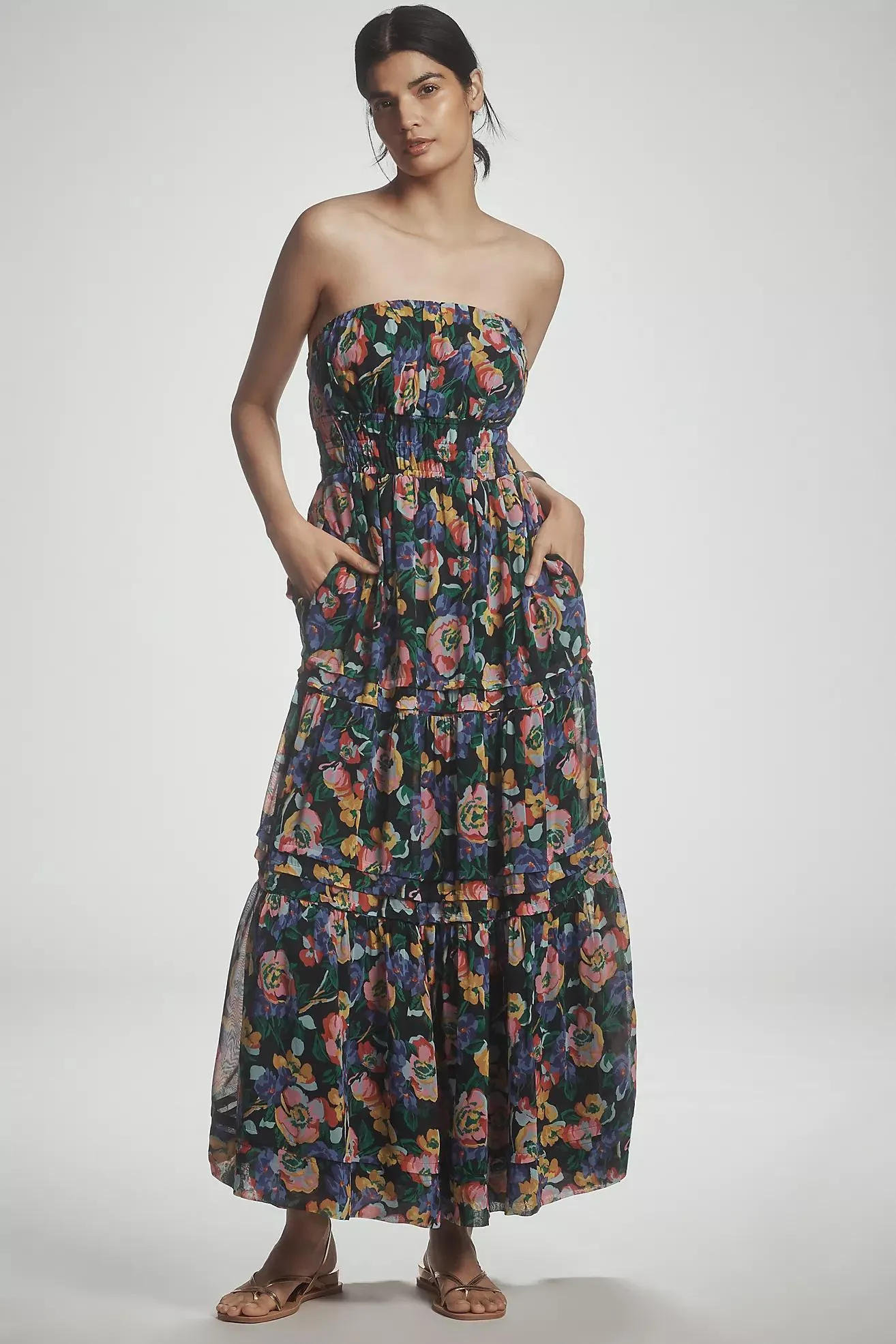 The Somerset Strapless Maxi Dress