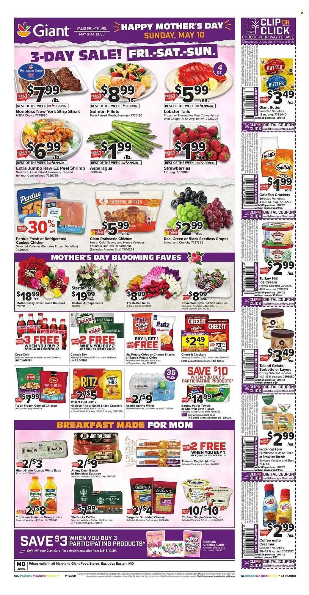 Giant Food weekly ad - 1