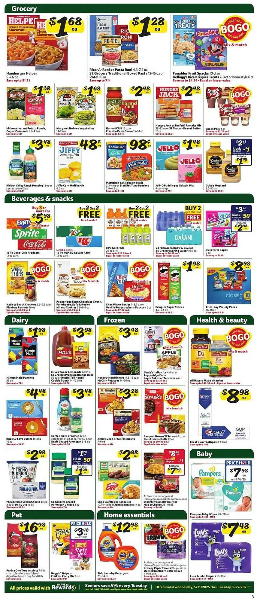 Weekly ad Harveys Supermarkets Weekly Ad from May 21 to May 27 2025 - Page 5