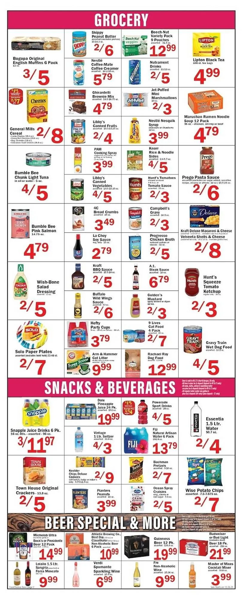 Weekly ad Food Bazaar circular from December 26 to January 1 2026 - Page 2