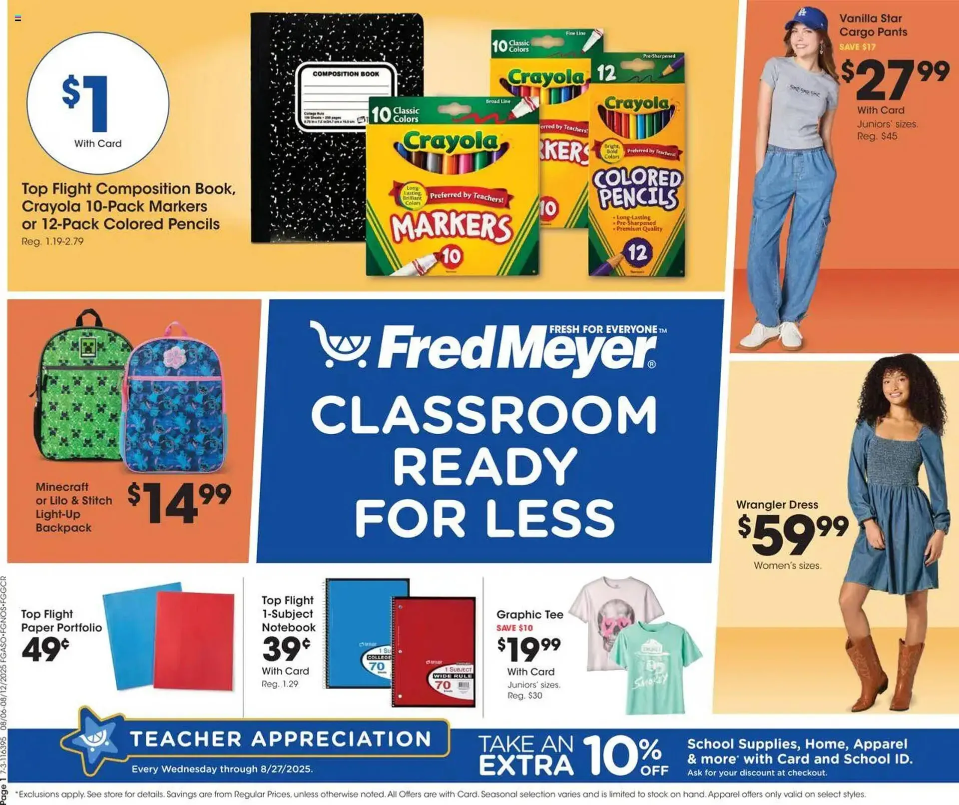 Weekly ad Fred Meyer Weekly Ad from August 6 to August 12 2025 - Page 1