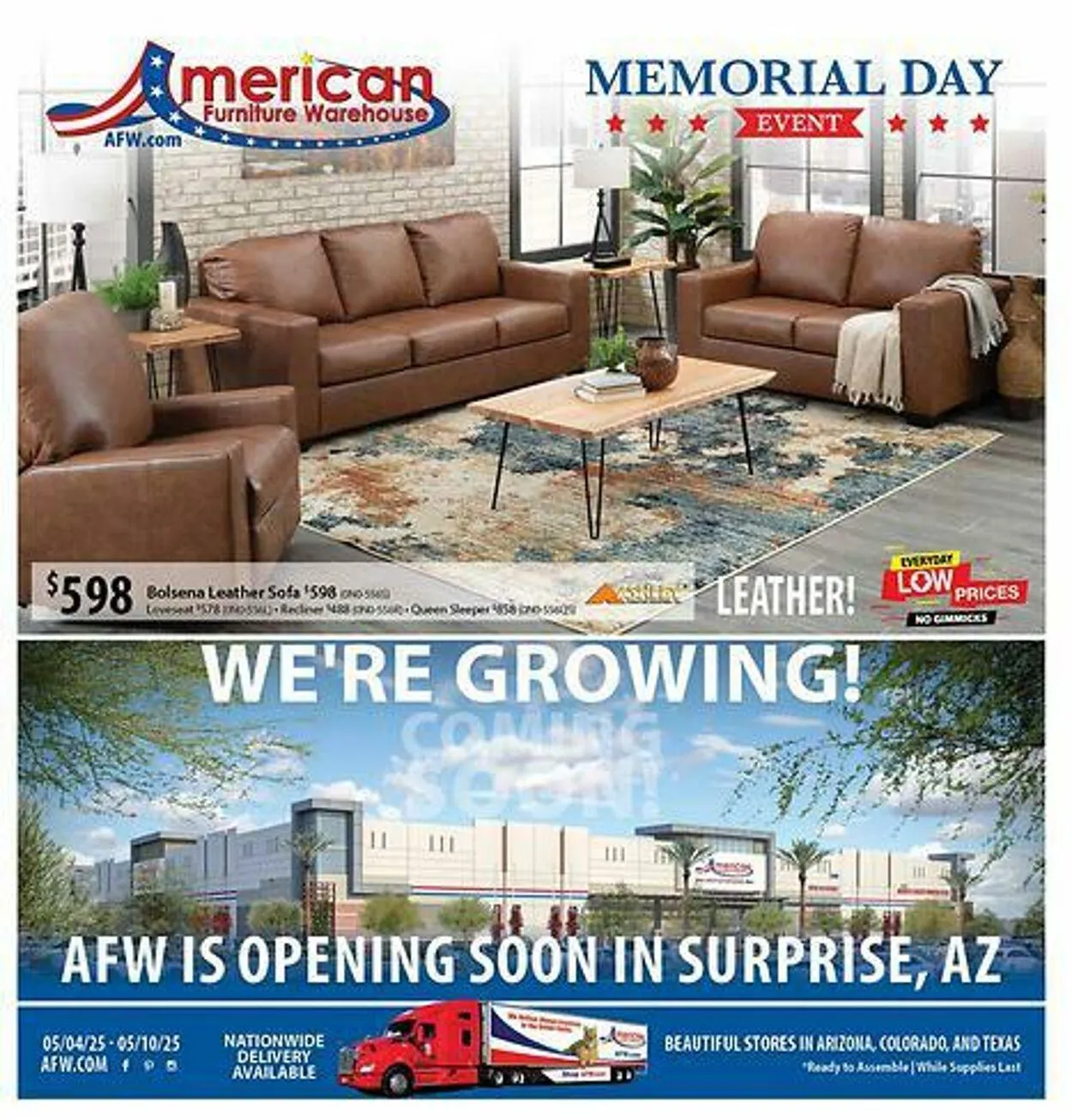 Weekly ad American Furniture Warehouse Current weekly ad from October 26 to November 9 2025 - Page 1