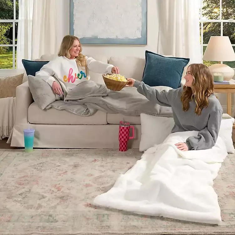 White Faux Fur Slumber Bag