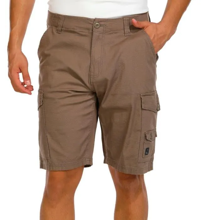 Modern Culture Mens Multi Pocket Stretch Cargo Shorts
