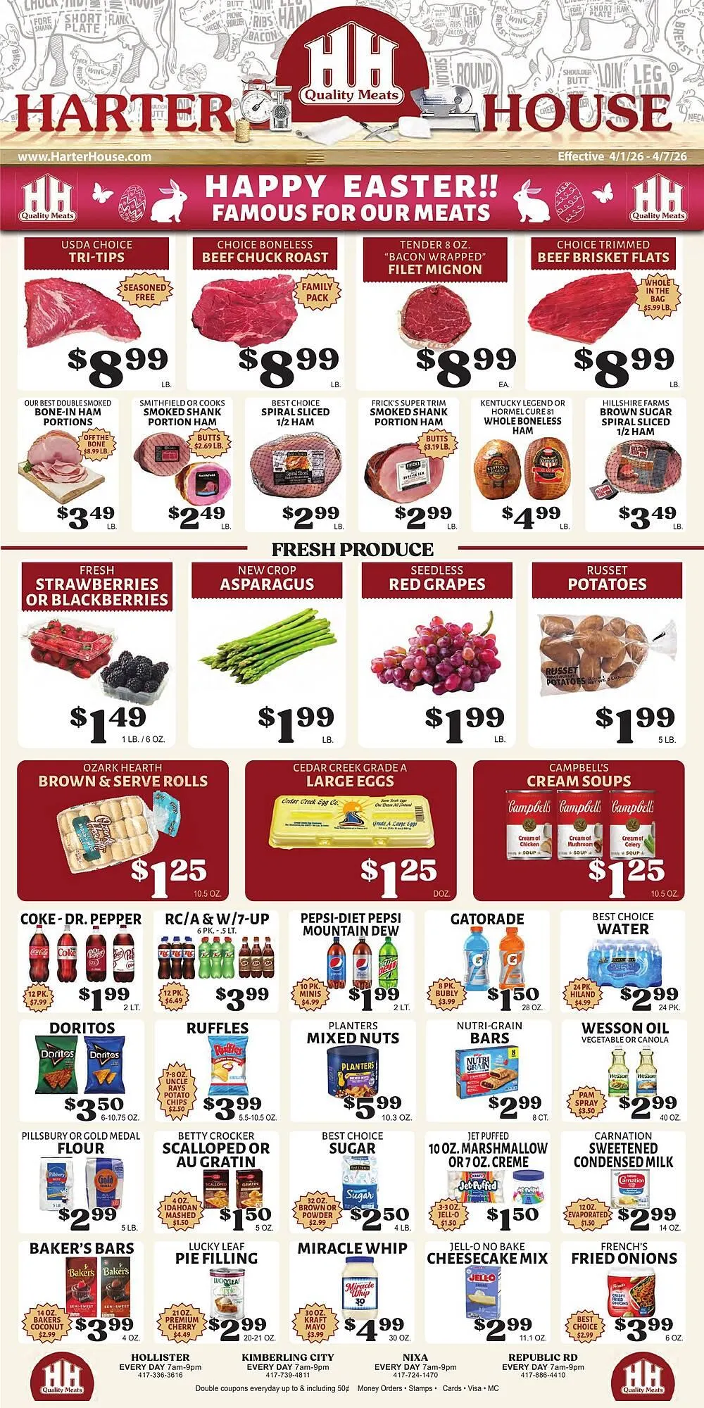 Weekly ad Harter House weekly ad from April 2 to April 7 2026 - Page 1