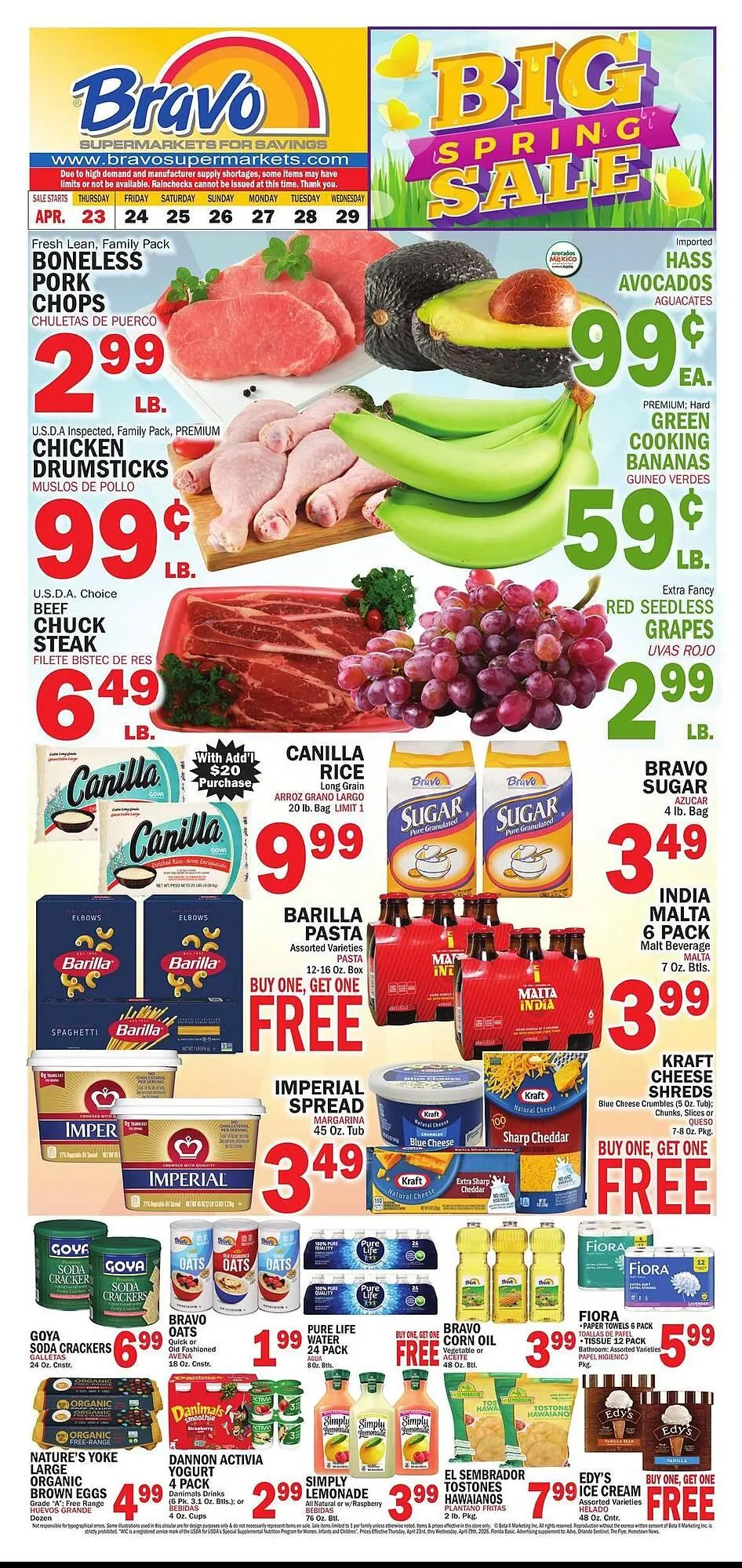 Bravo Supermarkets weekly ad - 1