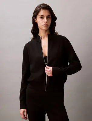 Tech Knit Bomber Jacket