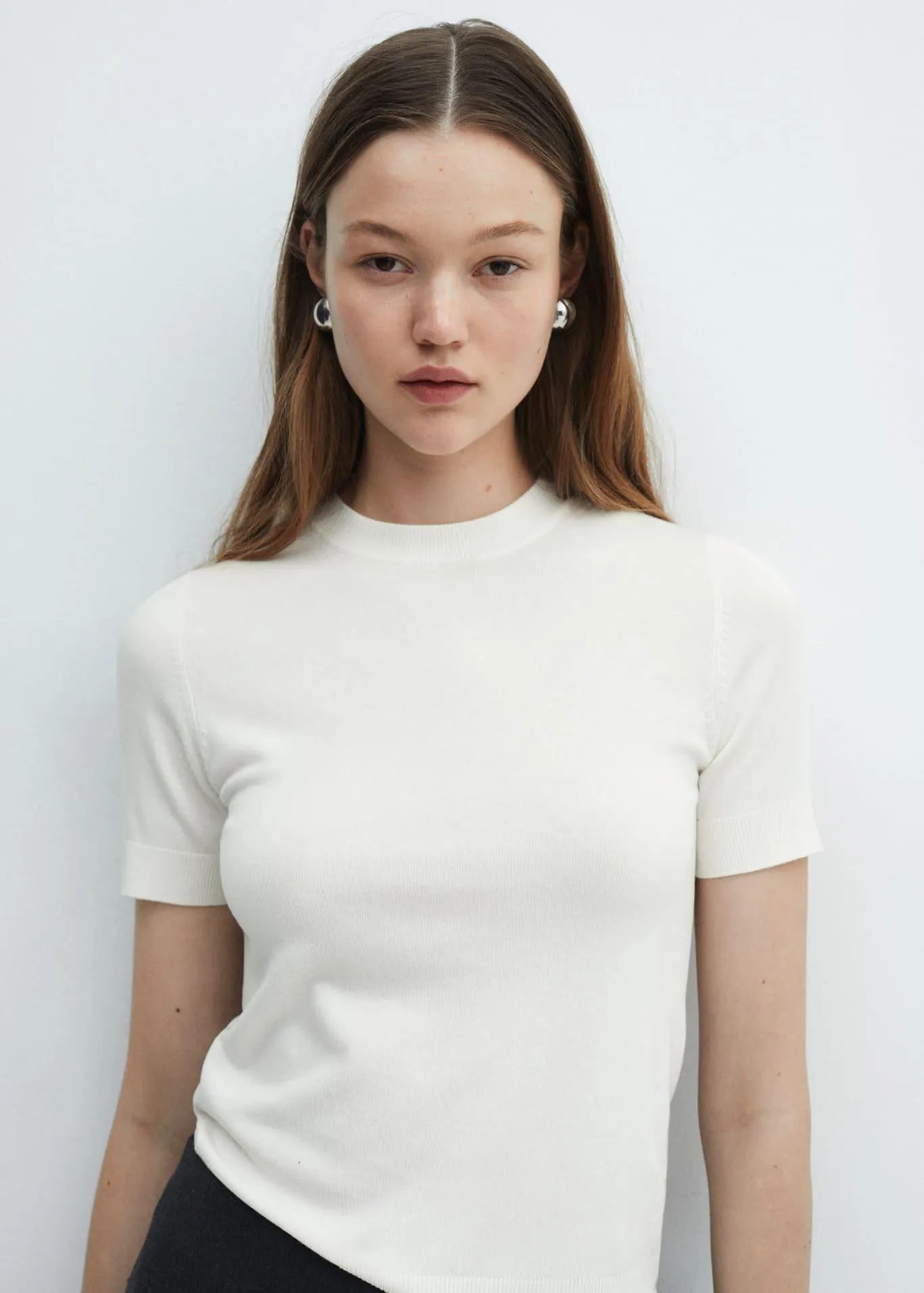 Short sleeve sweater