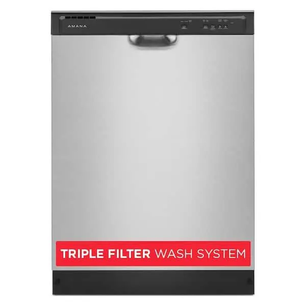 24 in. Stainless Steel Built-In Tall Tub Dishwasher 120-Volt