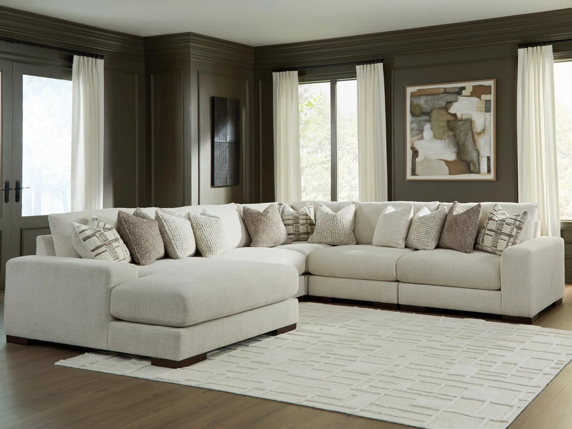 Barrelton 5-Piece Modular Sectional with Chaise