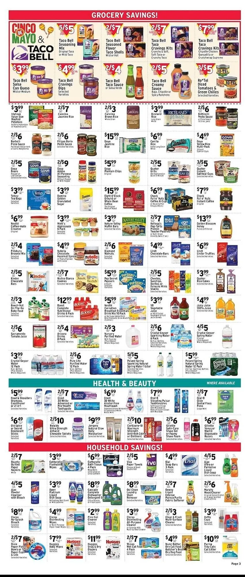 Weekly promotion Met Foodmarkets weekly ad spanning from May 3 to May 9 2026 - Page 3 for Catalogue 365