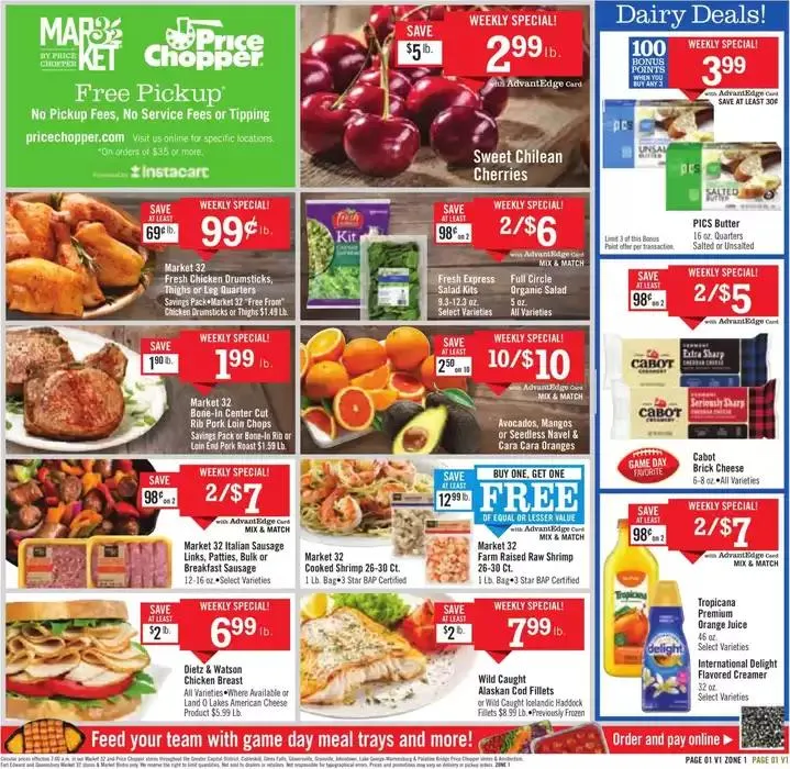 Weekly ad Weekly Ads Price Chopper from January 12 to January 18 2025 - Page 1